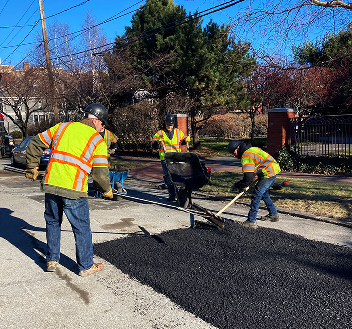 Asphalt Raking: Coastal Road Repair